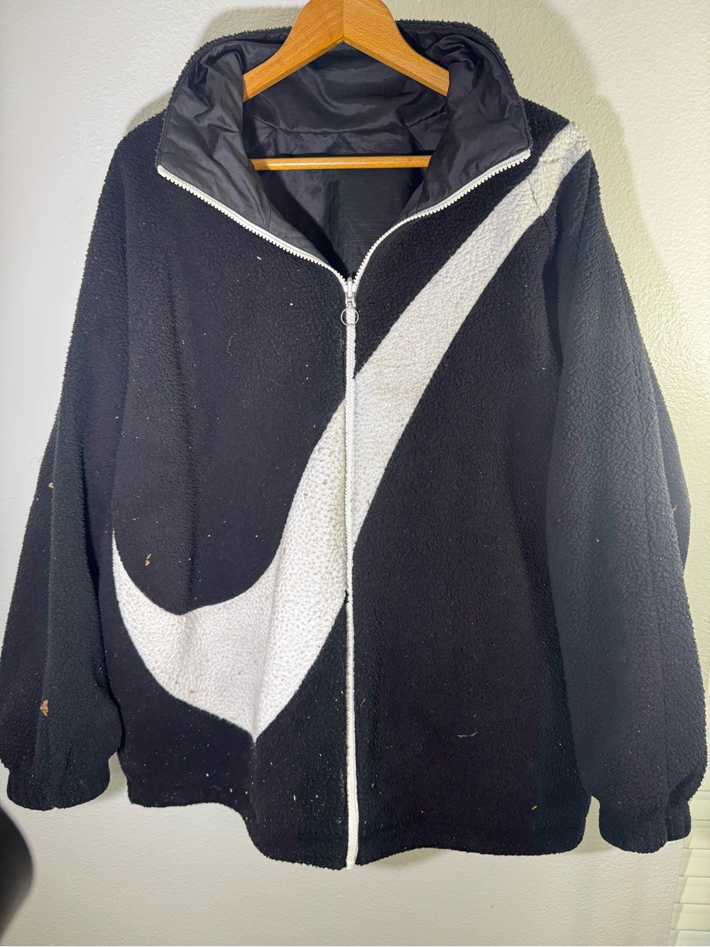 Reversible Nike Men’s Zip-Up Fleece Jacket